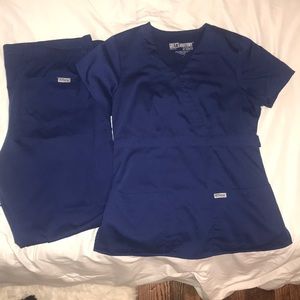 Navy Greys Anatomy Scrubs